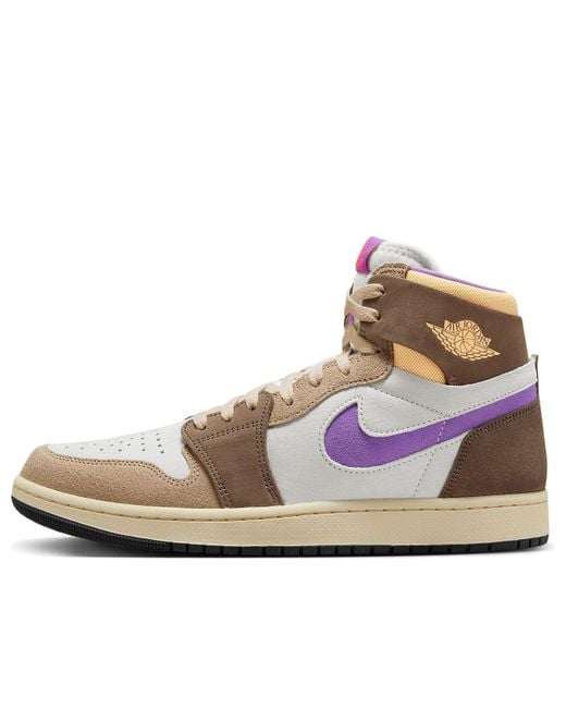 Nike Brown 1 High Zoom Air Cmft 2 'Palomino Wild Berry' for men