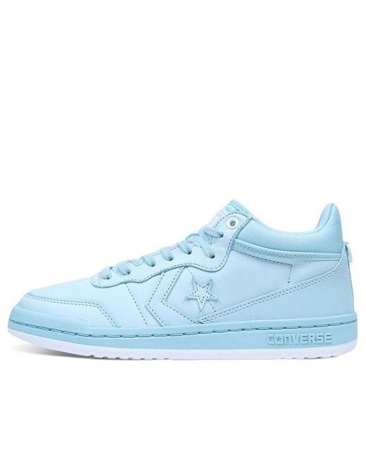 Converse Fastbreak Mid Non-slip Wear-resistant Mid Tops Casual Skateboarding Shoes Blue for men