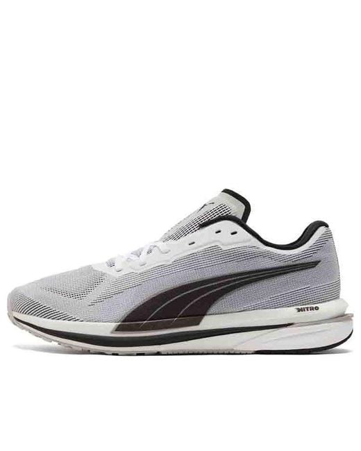 PUMA White Velocity Nitro for men