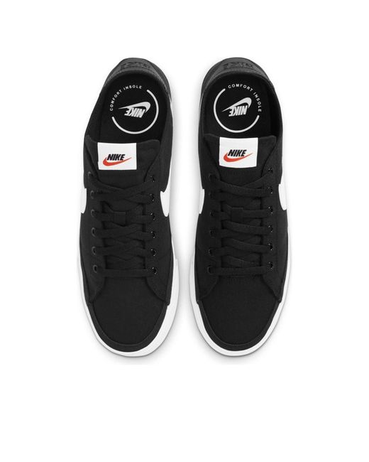 Nike Black Court Legacy Canvas for men
