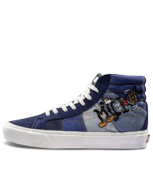 Vans Blue Disney X Taka Hayashi X Sk8-Hi 'Mickey's 90Th' for men