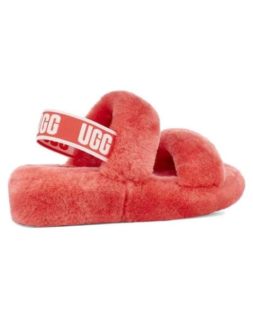 Ugg Red (Wmns) Oh Yeah Thick Sole Sandals