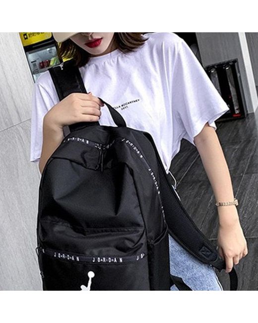 Nike Black Jumpman Logo Backpack for men