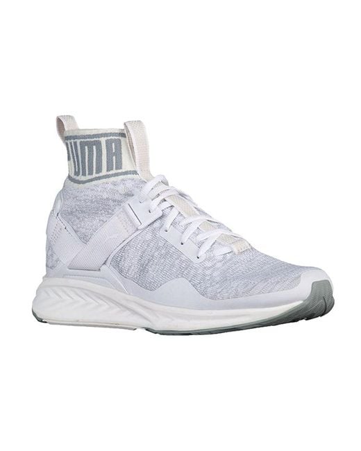 PUMA White Ignite 3 Evoknit Mid for men