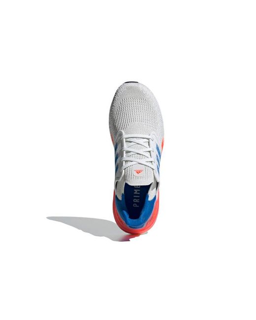 Adidas Blue Ultraboost 20 Shoes 'Crystal Glow Solar' for men