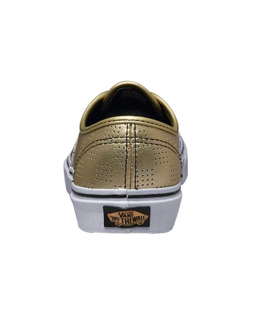 Vans Brown Authentic Checker' for men