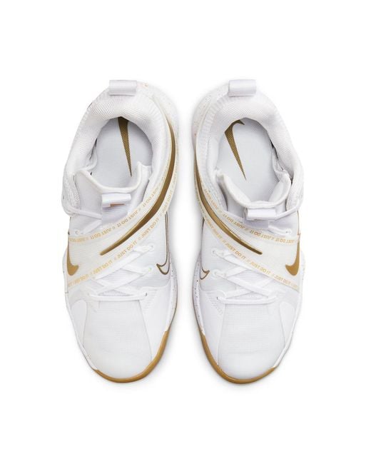 Nike White React Hyperset Se Metallic' for men
