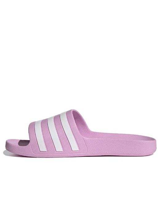 Adidas Purple (Wmns) Adilette Adilette Aqua Slide 'Clear Lilac'