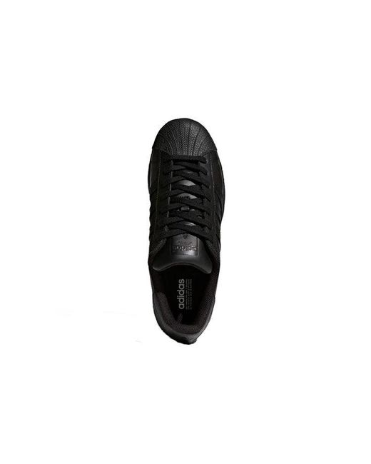 Adidas Black Superstar Foundation 'Core' for men