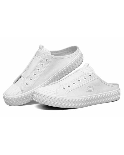 Skechers White (Wmns) Street Trax-Cul De Sac