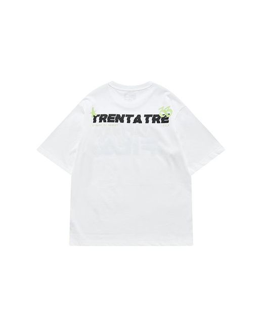 Fila White Basketball Tee for men