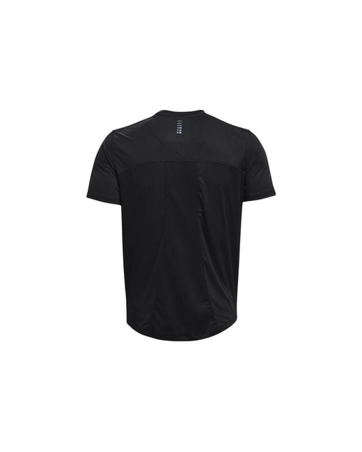 Under Armour Black Coolswitch Run Short Sleeve T-Shirt for men