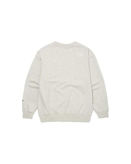 The North Face White Logo Sweater for men