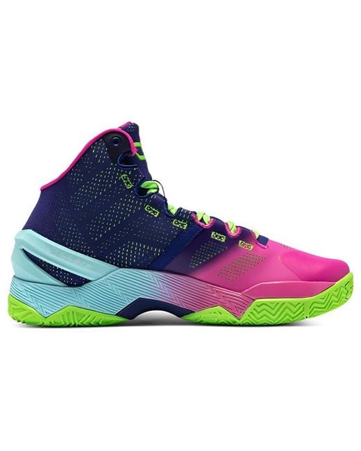 Under Armour Blue Curry 2 Retro 'Northern Lights' for men