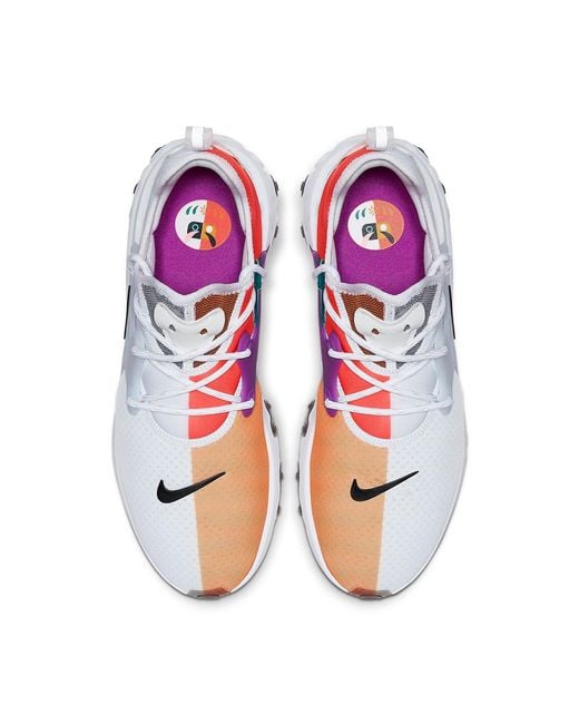 Nike White Beams X React Presto 'Dharma' for men