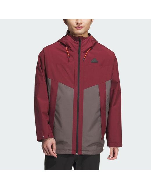 Adidas Red City Escape Blocking Jacket Asia Sizing for men