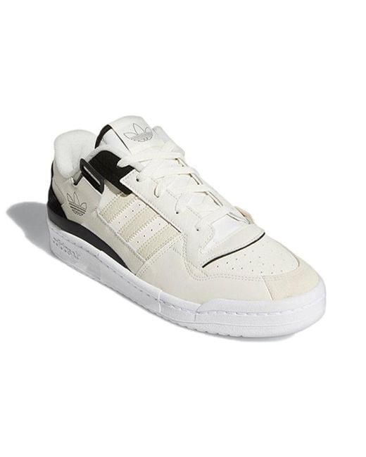 Adidas White Forum Exhibit Low 'Off' for men