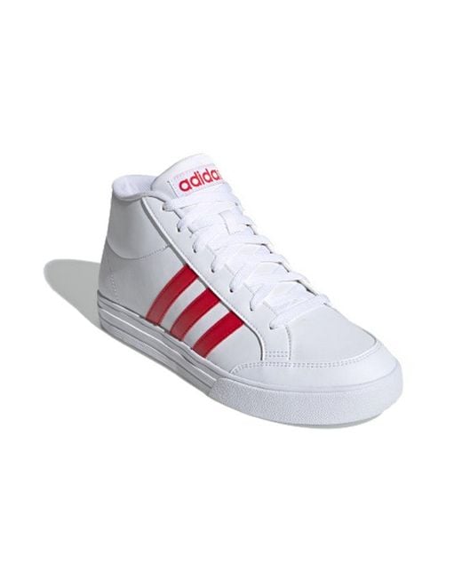 Adidas White Neo Vs Set Mid for men