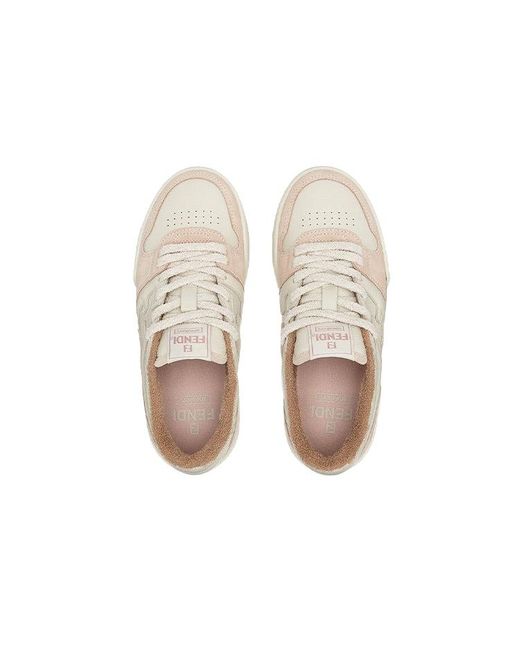 Fendi Natural (Wmns) Match Low Top Suede