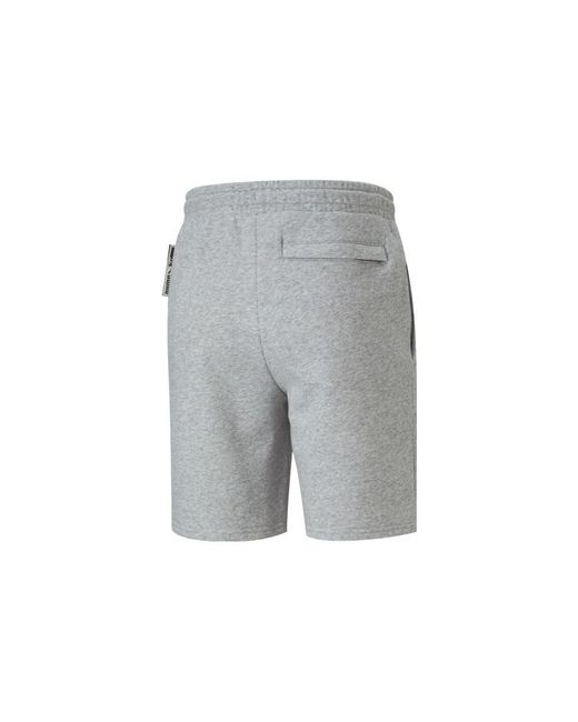 PUMA Gray Essential Sweat Shorts for men