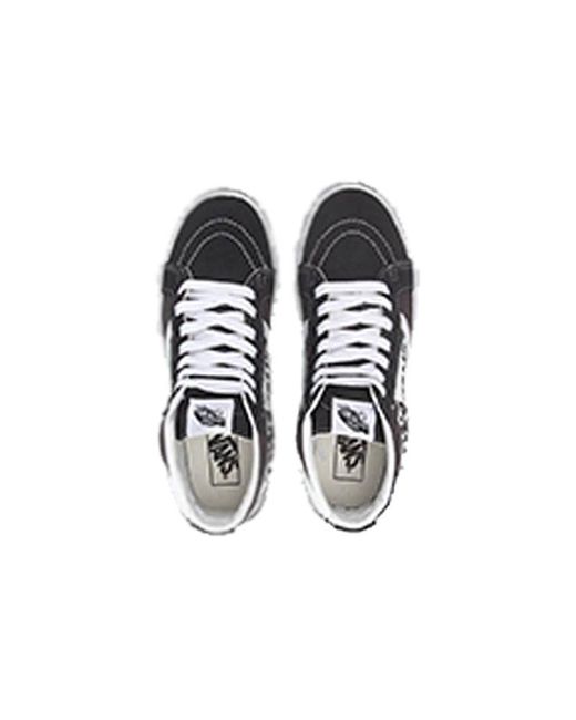 Vans Blue Sk8-Mid Reissue Logo for men