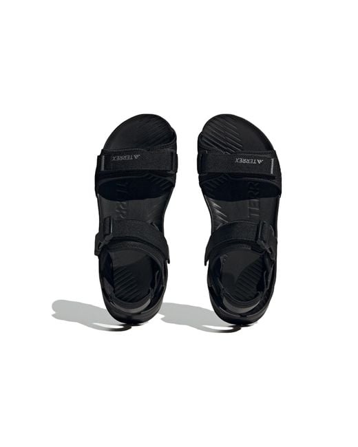 Adidas Black Terrex Hydroterra Sandals 'Core' for men