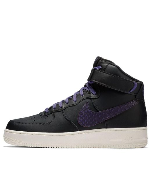 Nike Blue Air Force 1 High 07 Lv8 Croc Skin' for men