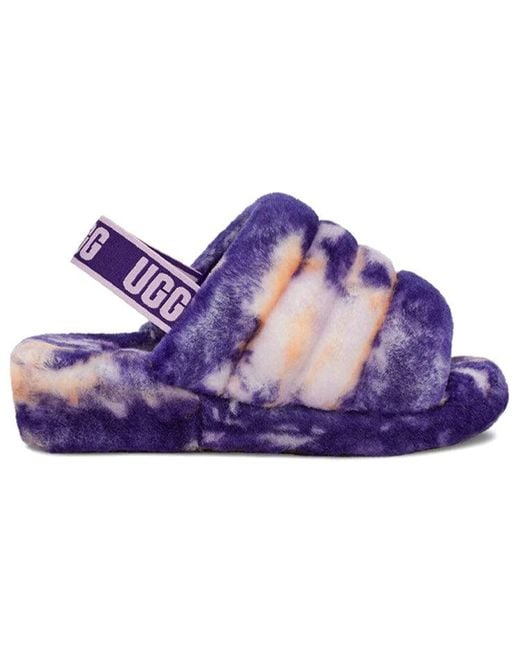 Ugg Purple (Wmns) Fluff Yeah Slide Marble Night'
