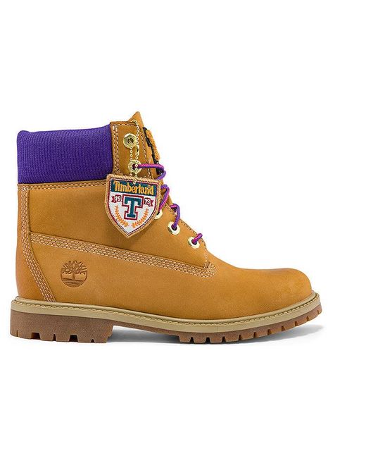 Timberland Brown 6 Inch Heritage Cupsole Wide Fit Boots