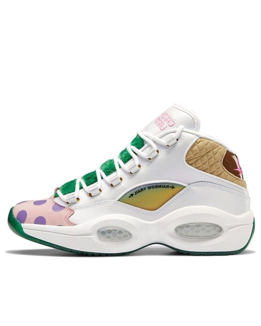 Reebok White Hasbro X Question Mid 'Candy Land' for men