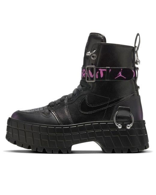 Nike Black (Wmns) 1 High Brooklyn 'No Gravity'