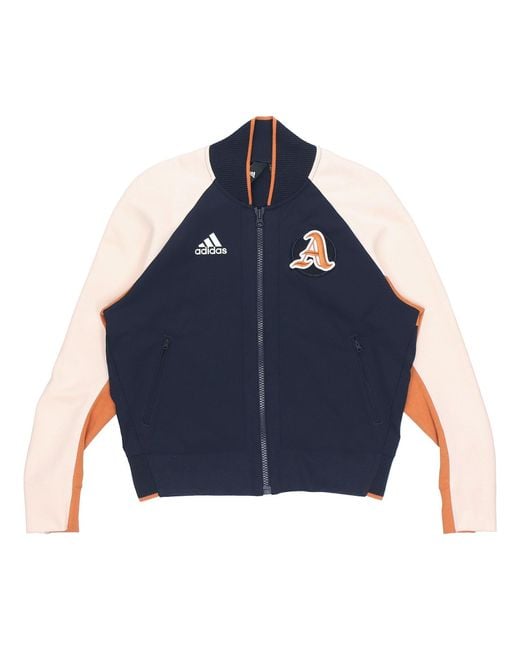 Adidas Blue (Wmns) Sports Stylish Long Sleeves Jacket