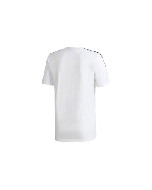 Adidas White Originals X Disney 3-Stripe Tshirt 'Mickey Mouse' for men