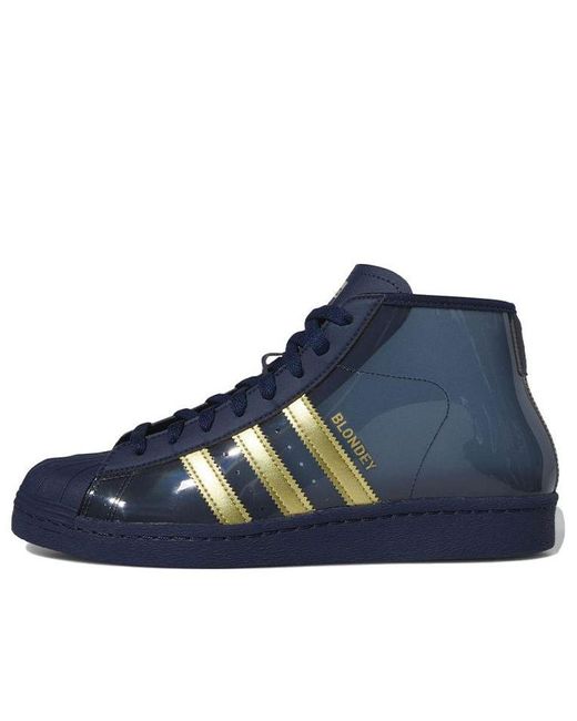 Adidas Blue Blondey Pro Model Adv Shoes 'Night' for men