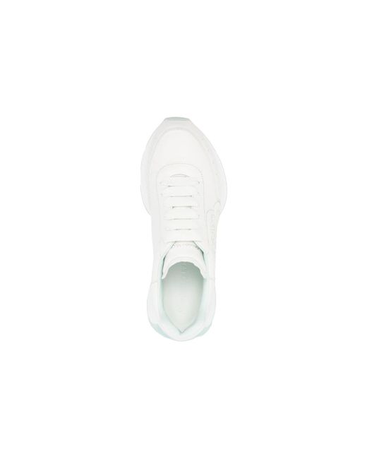 McQueen White Sprint Runner for men