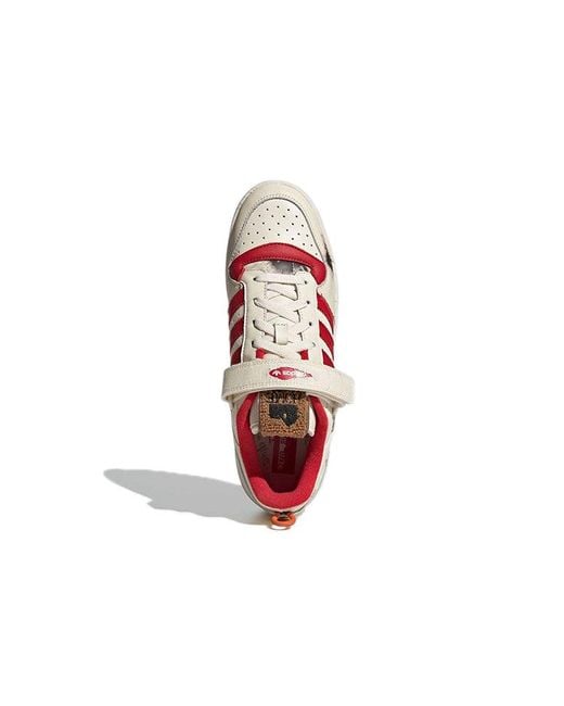 Adidas Pink Originals Forum 84 Low Home Alone Retro Sneakers for men