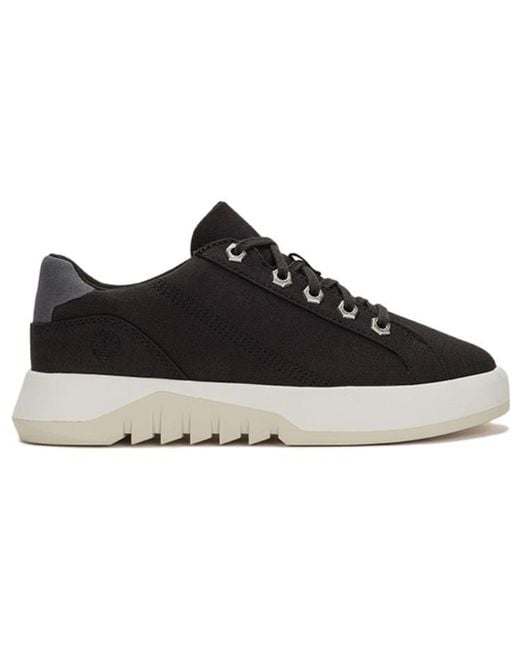 Timberland Black (Wmns) Supaway Canvas Trainers Canvas'