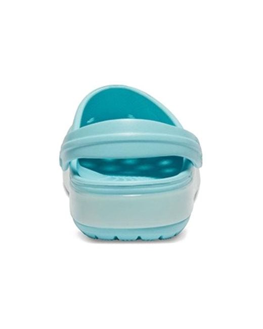 CROCSTM Blue Classic Clog Translucent Beach Ice Sandals for men