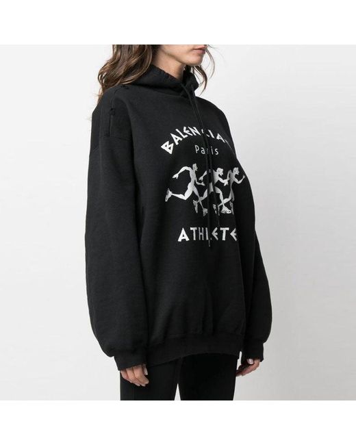 Balenciaga Blue (Wmns) Ss21 Printing Hoodie