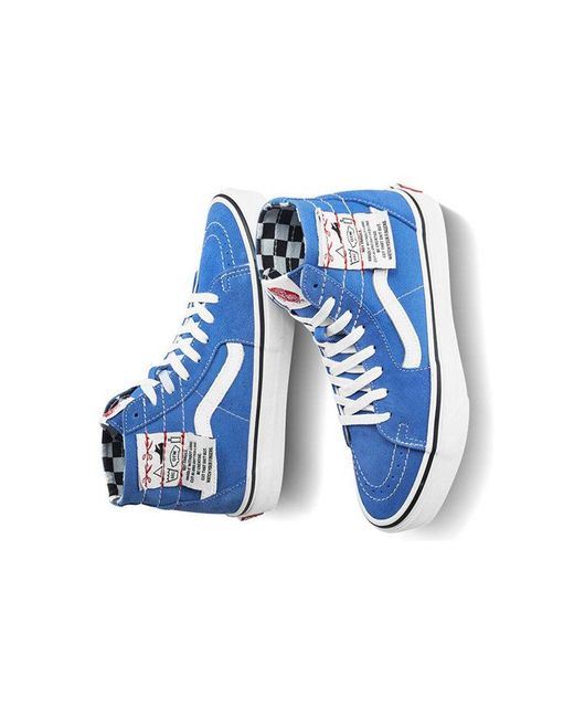 Vans Blue Sk8-Hi Tapered