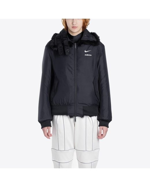 NIKE×AMBUSH×NBA COLLECTION NETS JACKET Nike X Ambush Nba Collection Nets Jacket Black