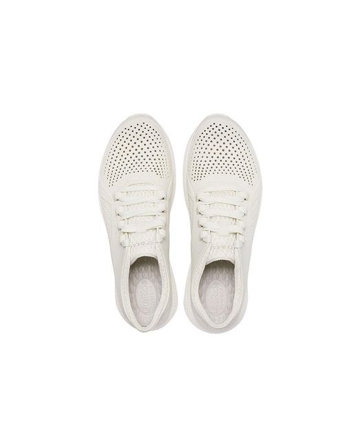 CROCSTM White Literide Shoes 'Triple Whtie' for men