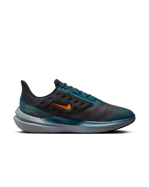 Nike Blue Air Zoom Winflo 9 Shield Deep Jungle' for men