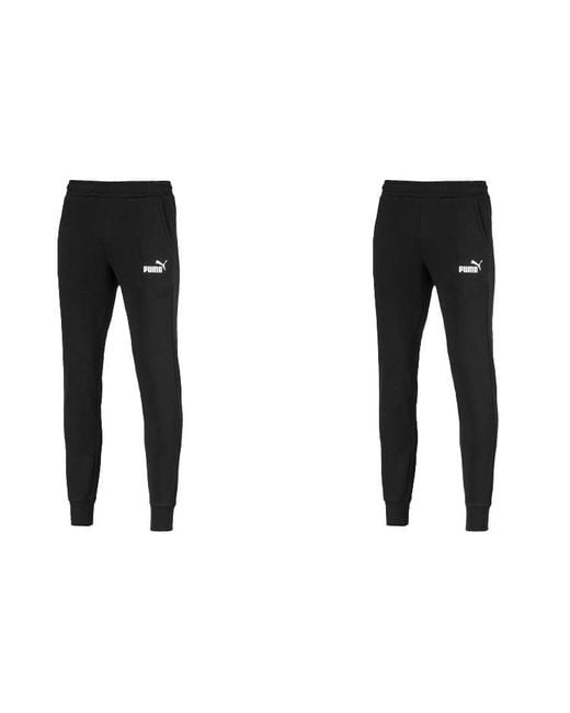 PUMA Black Essential Logo Pants for men
