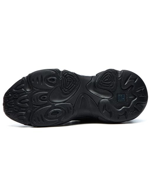 Fila Black (Wmns) Low-Top Running Shoes Leopard Print For
