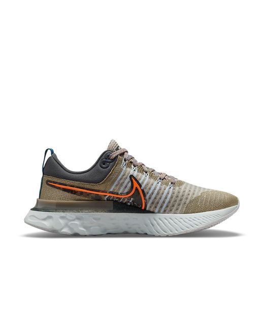 Nike Brown React Infinity Run Flyknit 2 'Made From Sport' for men