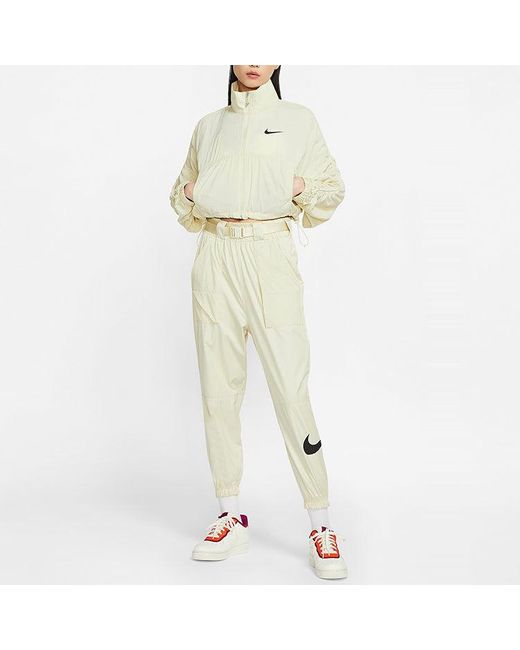 Nike Natural (Wmns) Sportswear Swoosh Woven Bundle Feet Sports Long Pants