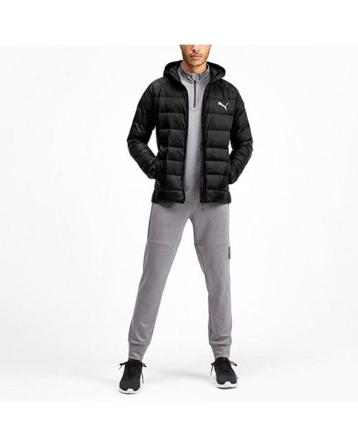 PUMA Black Pwrwarm Packlite Down Jacket for men