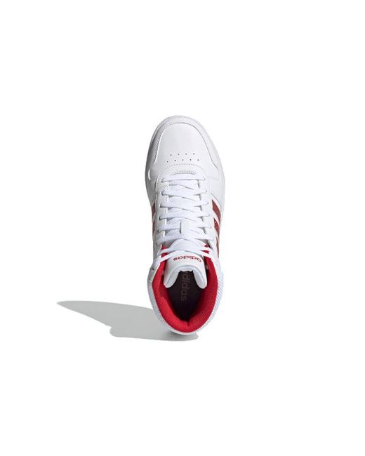 Adidas White (Wmns) Hoops 2.0 Mid