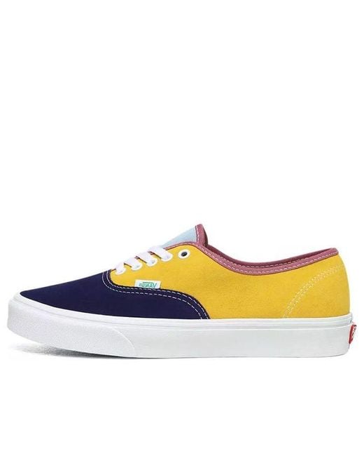 Vans Yellow Authentic 'Sunshine Multi' for men